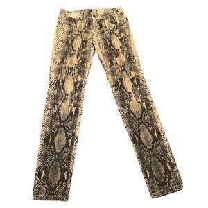 Victorias Secret VS Siren Size 10 Snake Print Jeggings Jeans Stretch